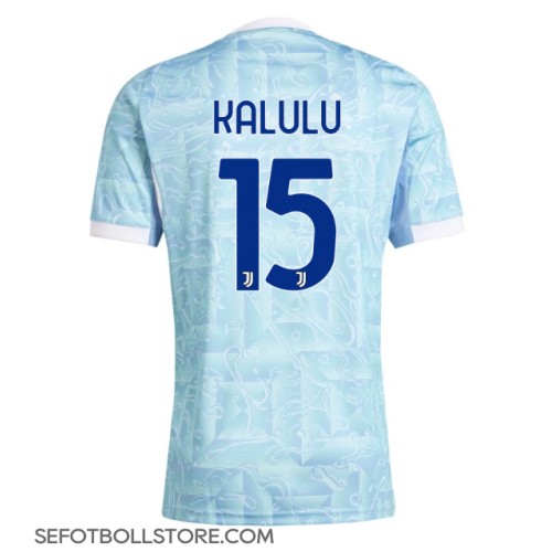 Juventus Pierre Kalulu #15 Replika Bortatröja 2025-26 Kortärmad